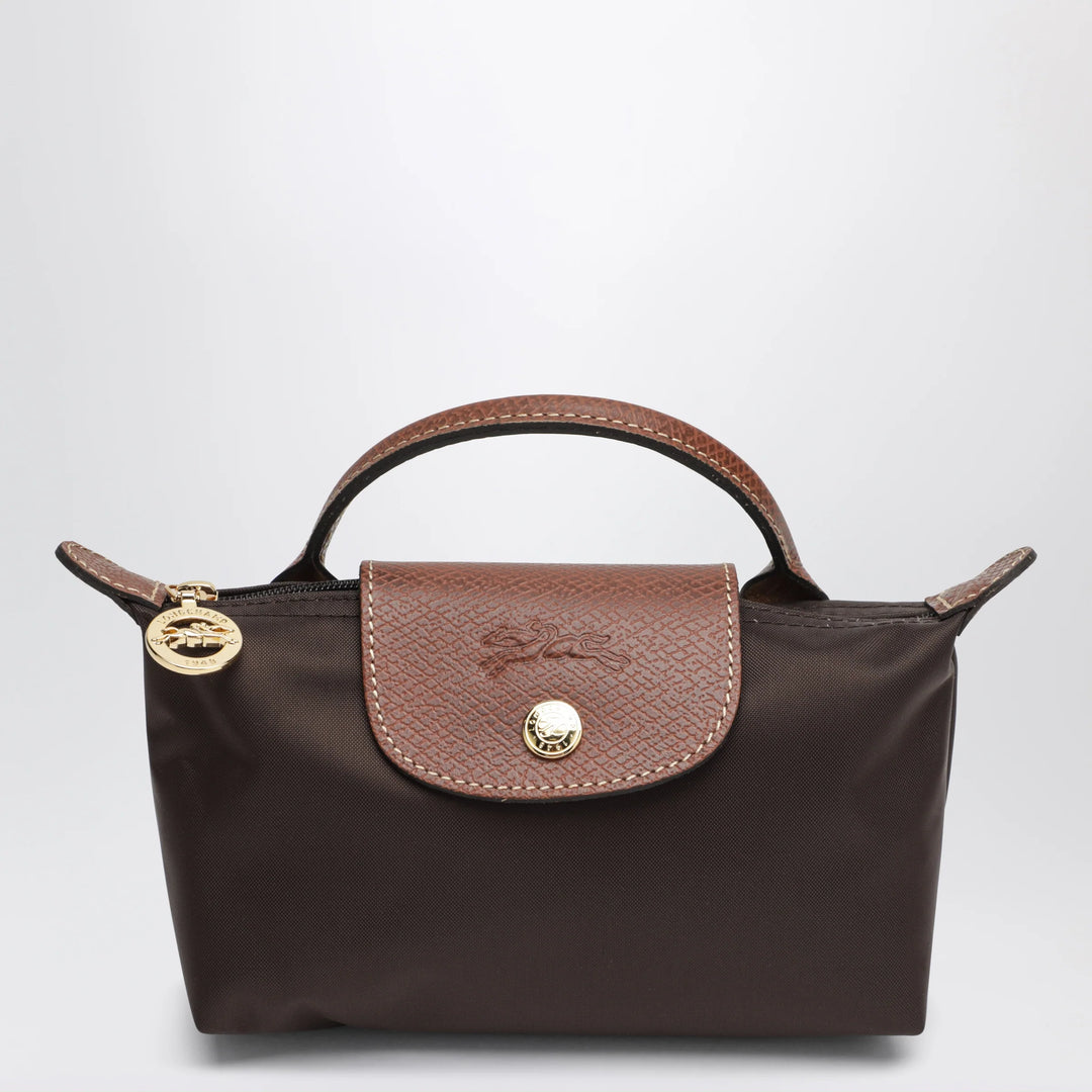 Longchamp - Le Pliage Original Pebble clutch bag moka