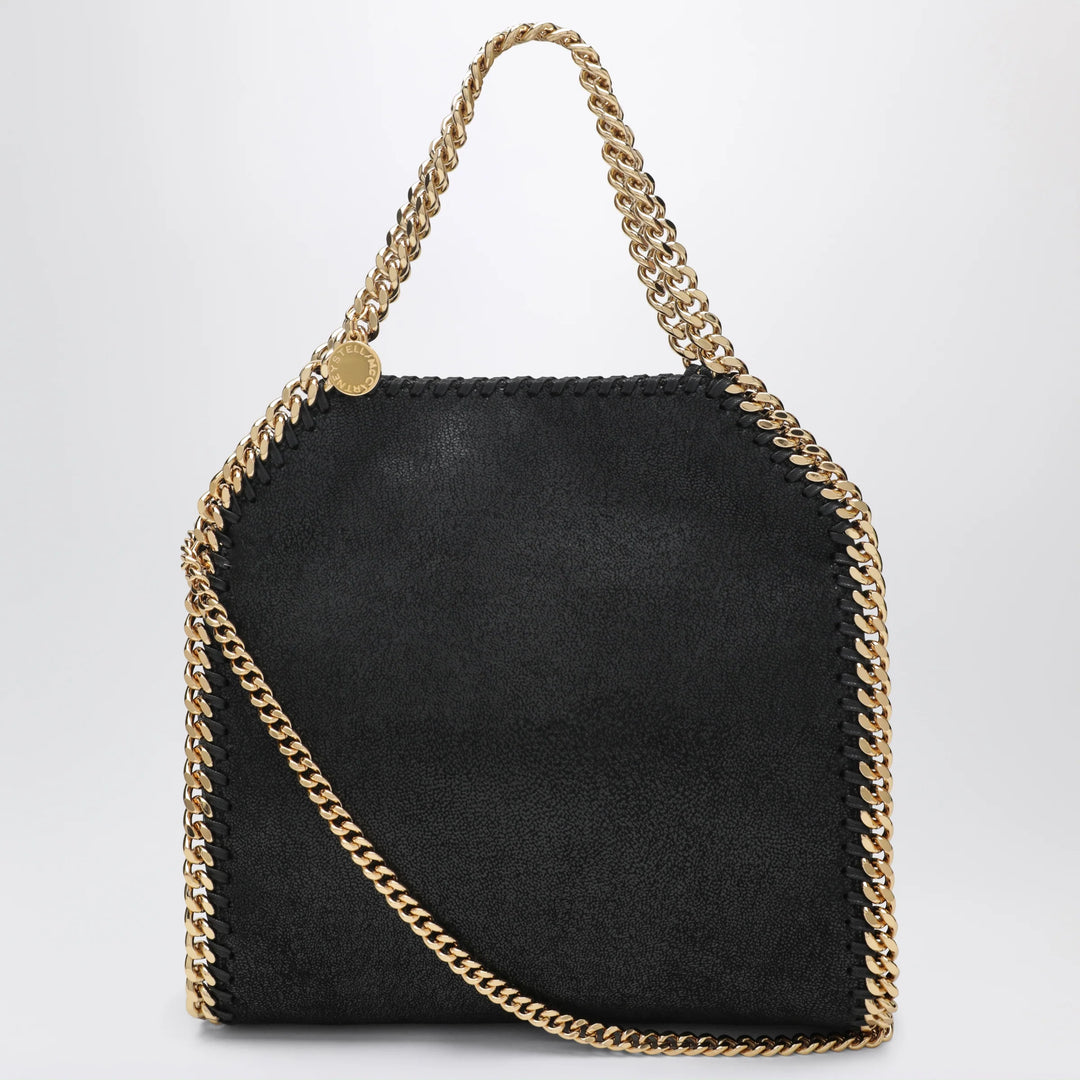 Stella McCartney - Black/gold Falabella Mini Tote bag