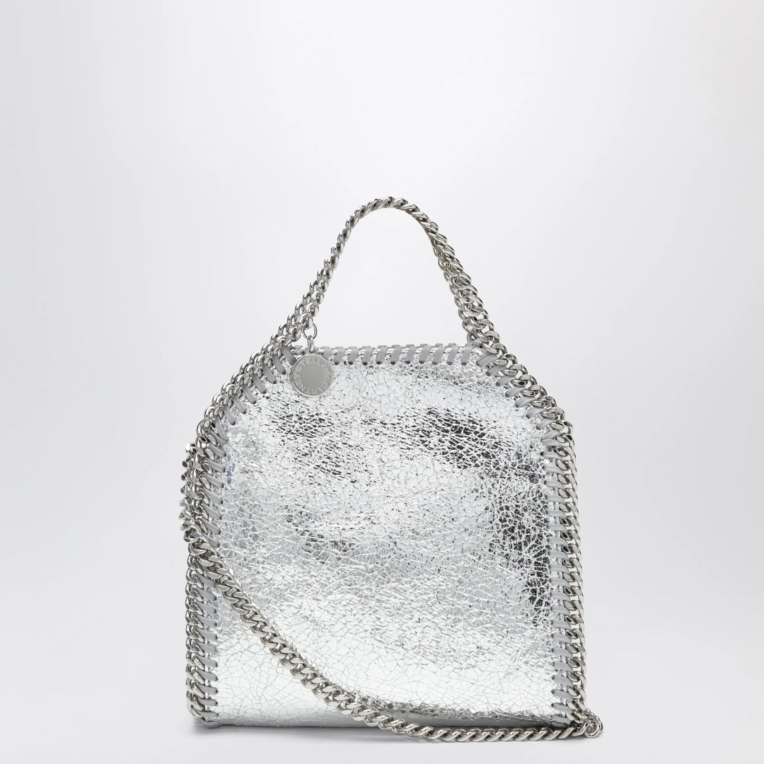 Stella McCartney - Falabella micro tote bag in silver
