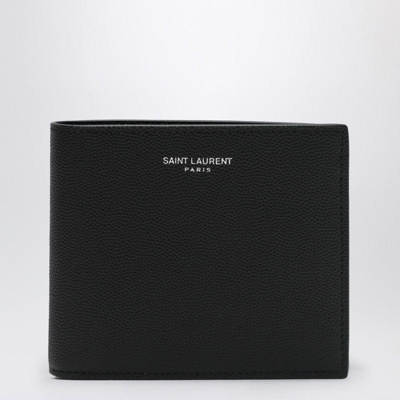 Wallets & Money Clips Saint Laurent - Black East/West wallet in grain de poudre leather - One size Brand