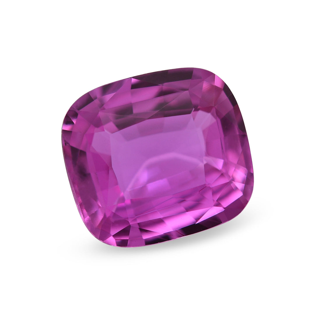 4.04 Carat Pink MADAGASCAR Cushion Sapphire CD