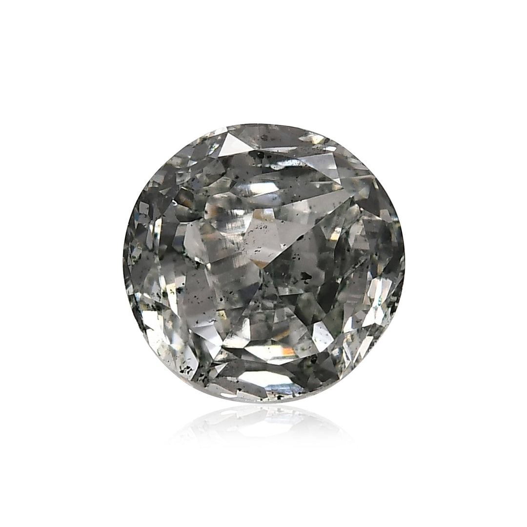 1.04 Carat Fancy  Grayish Bluish Green Round Brilliant Diamond SI1 GIA
