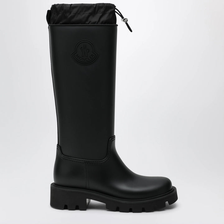 Moncler - Kickstream High rain boots in PVC black