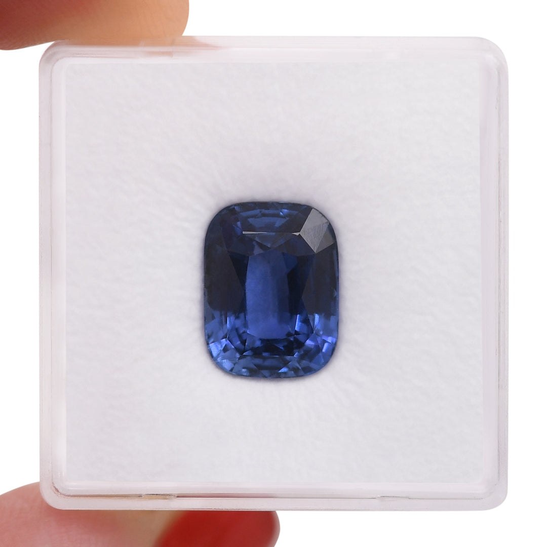 5.09 Carat Blue SRI LANKA Cushion Sapphire AGL
