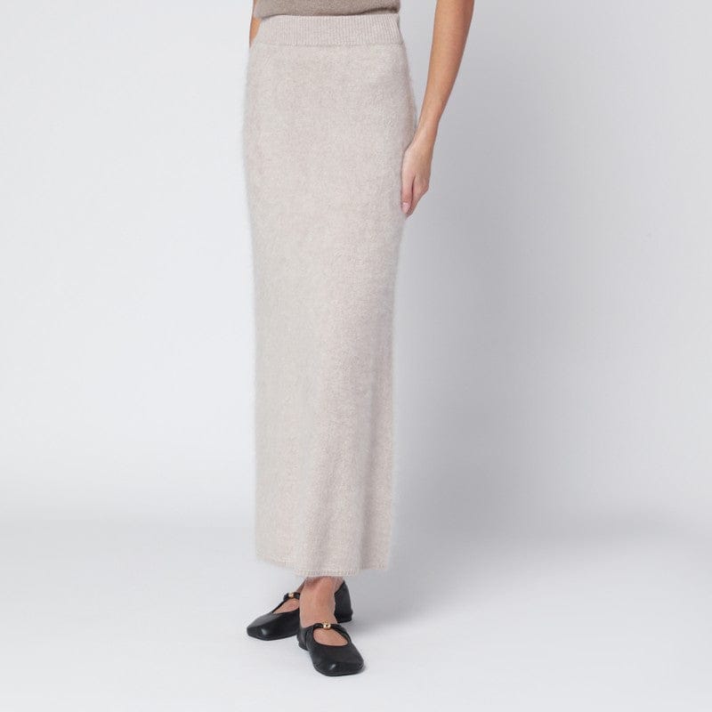 Skirts ALMADA LABEL - Umi skirt in taupe cashmere - M Brand