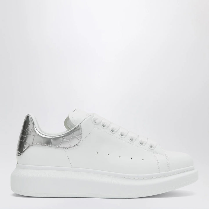 Alexander McQueen - Oversize Sneakers white/silver croc