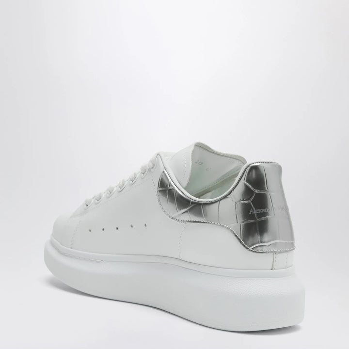 Alexander McQueen - Oversize Sneakers white/silver croc