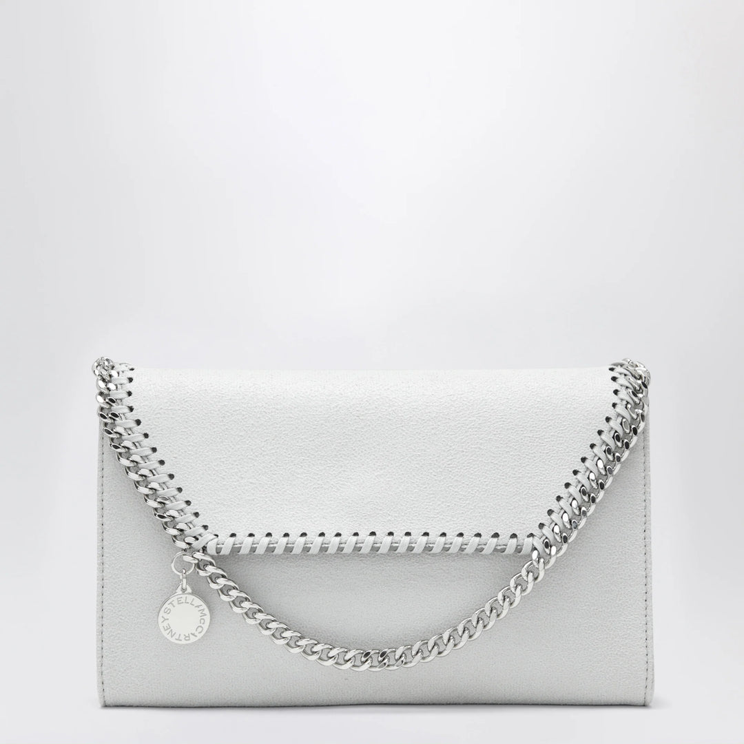 Stella McCartney - Pearl grey Falabella shoulder wallet bag