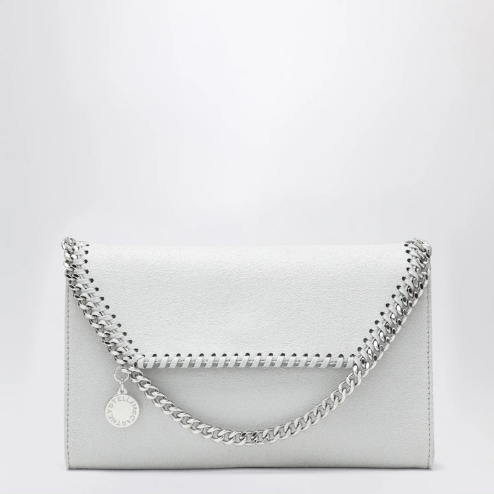 Stella McCartney - Pearl grey Falabella shoulder wallet bag