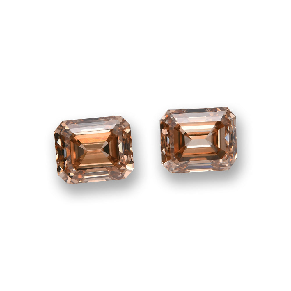 1.42 Carat Fancy Brown Emerald Diamonds (VS1)