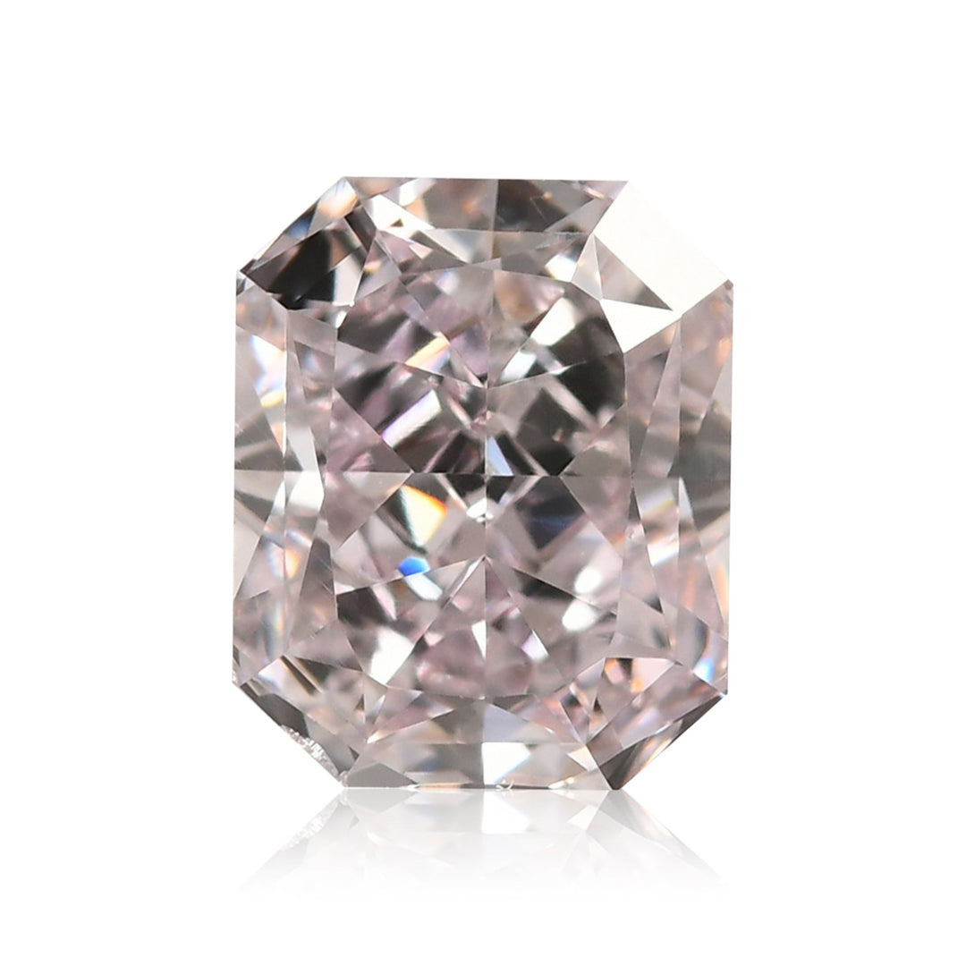 0.50 Carat Light Pink Radiant Diamond SI1 GIA