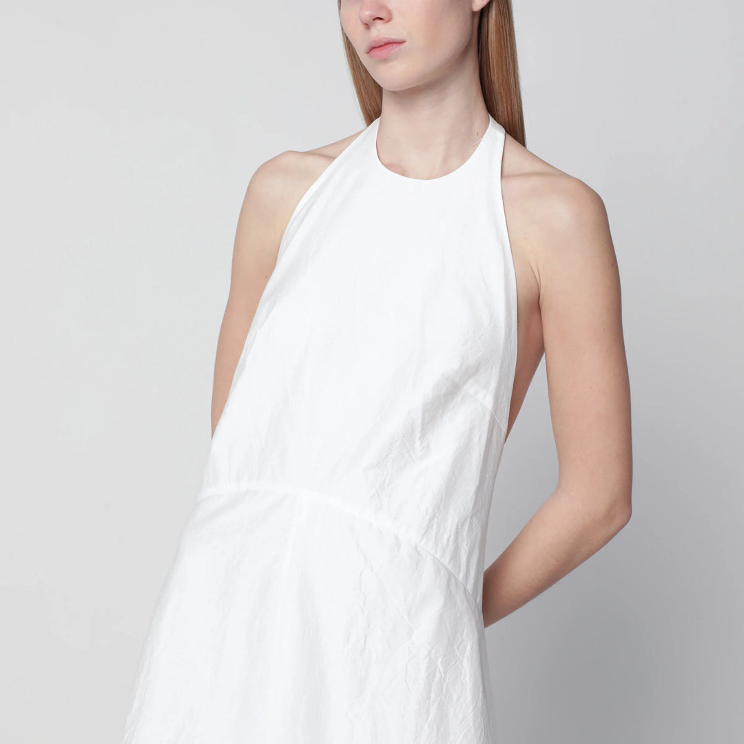 Róhe - White midi dress in cotton blend