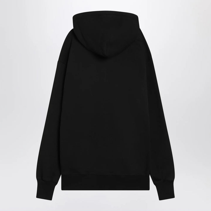 Valentino - Black sweatshirt with Chez Valentino print
