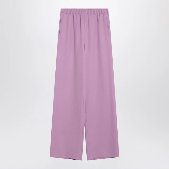 Valentino - Wide lilac pink silk pants