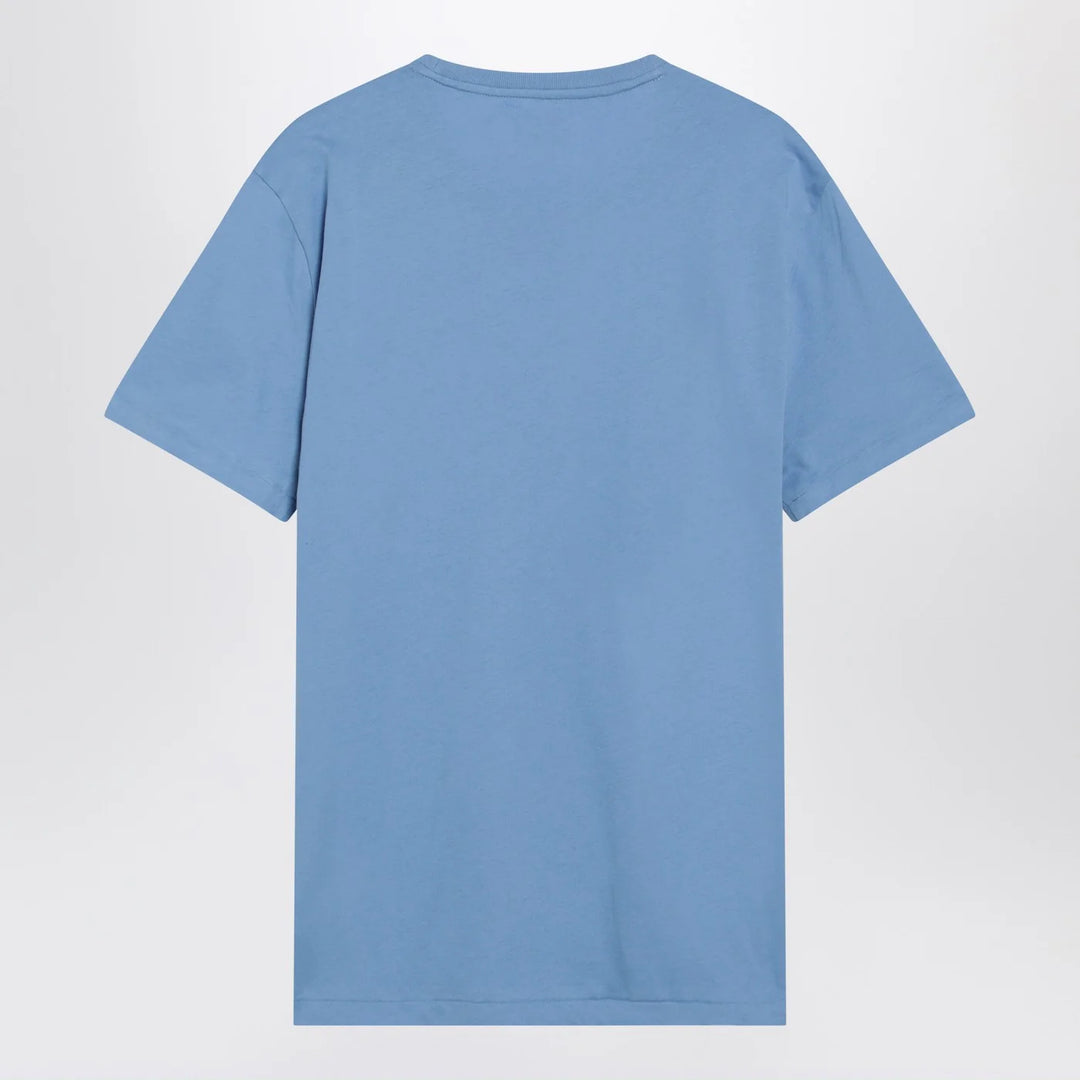 Polo Ralph Lauren - Light blue cotton Custom Slim-Fit T-shirt