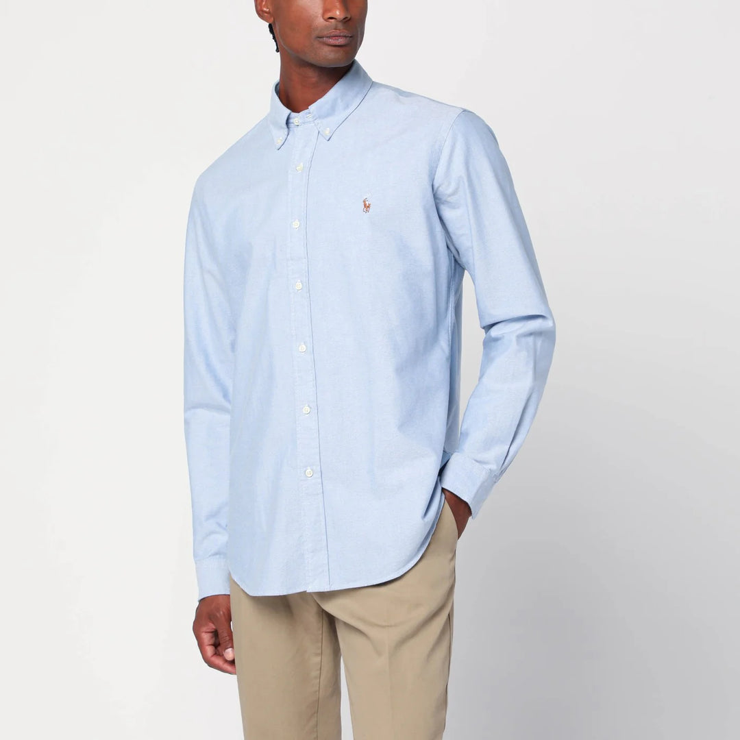 Polo Ralph Lauren - Light blue Oxford shirt Custom-fit