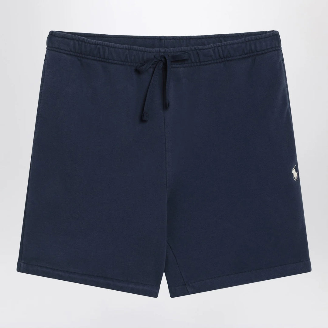 Polo Ralph Lauren - Navy blue Bermuda shorts in cotton