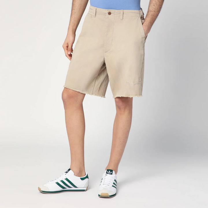 Polo Ralph Lauren - Beige cotton Big-Fit Shorts