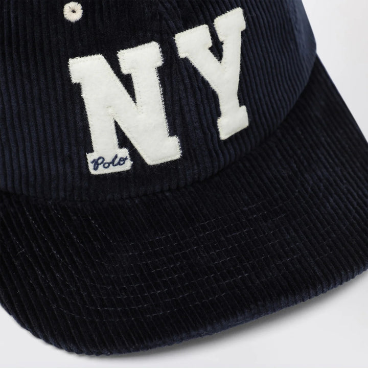 Polo Ralph Lauren - Blue corduroy baseball cap