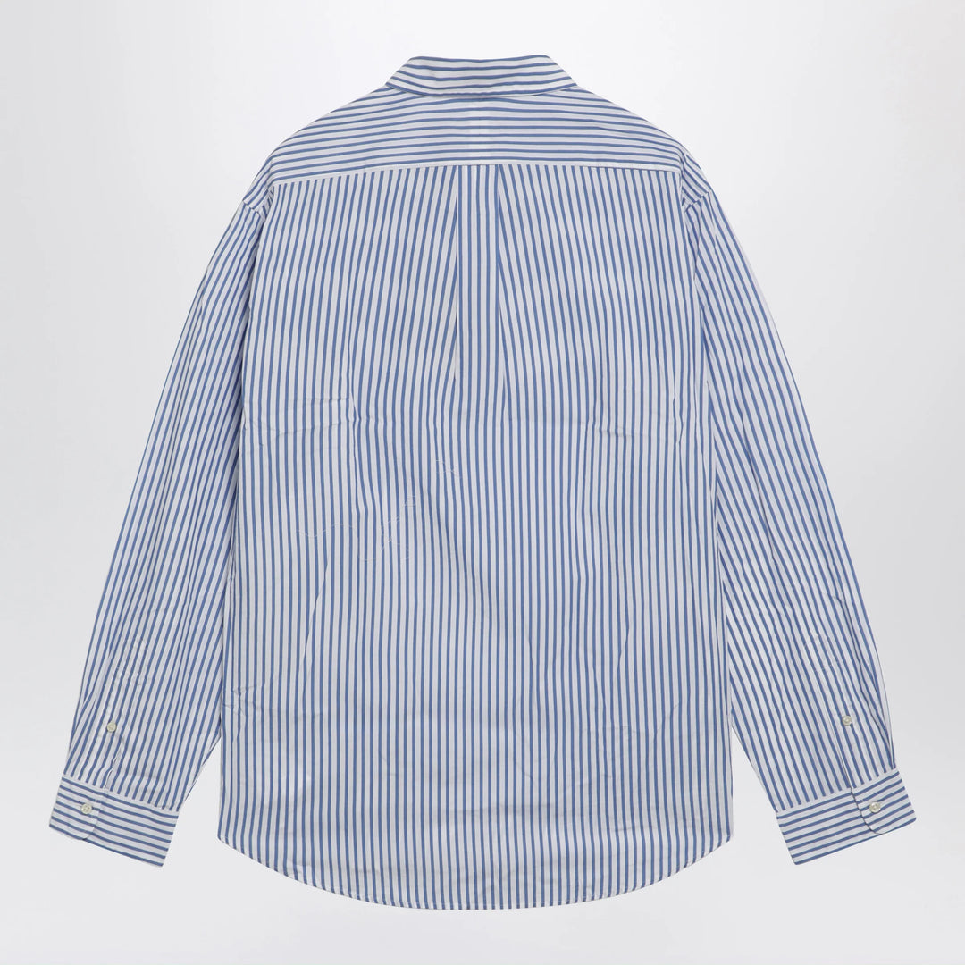 Polo Ralph Lauren - White/blue striped Custom-Fit shirt