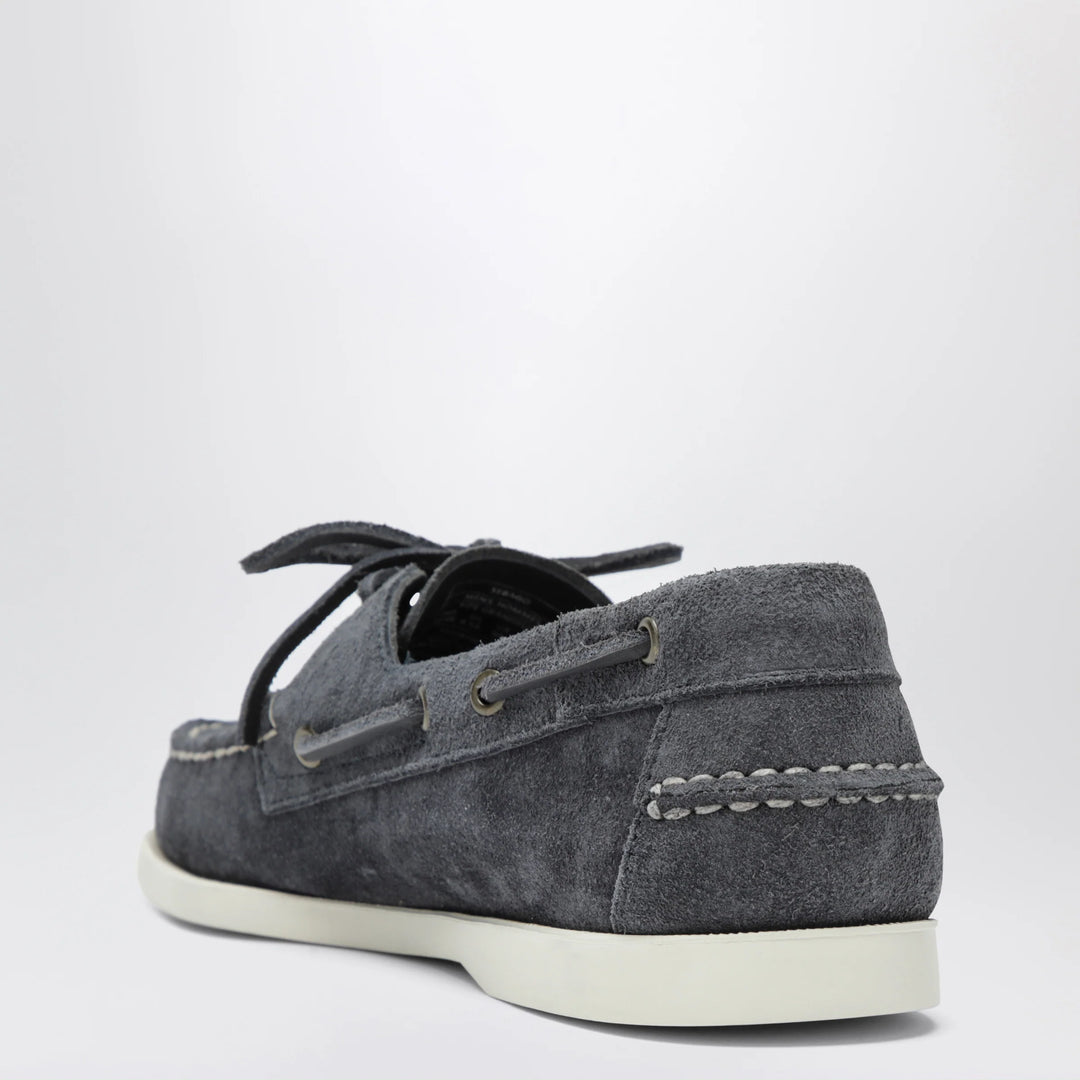 Sebago - Portland Flesh Out boat moccasins in suede, blue
