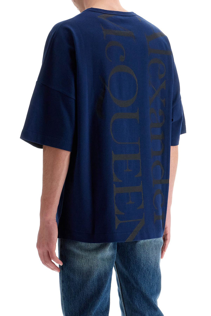Alexander Mcqueen oversized logo