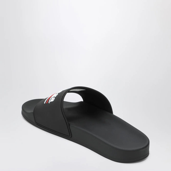 Balenciaga - Pool Slide rubber sandals in black
