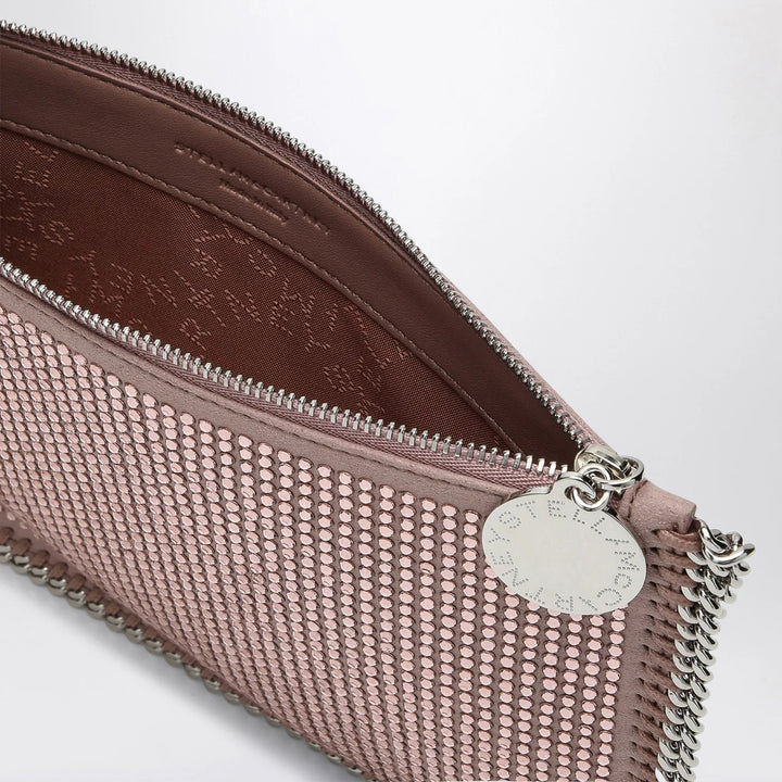 Stella McCartney - Falabella Pink Clutch Shoulder Bag with Rhinestones