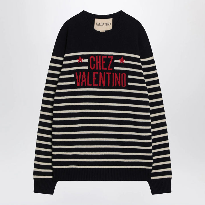 Valentino - Sweater with jacquard pattern Chez Valentino