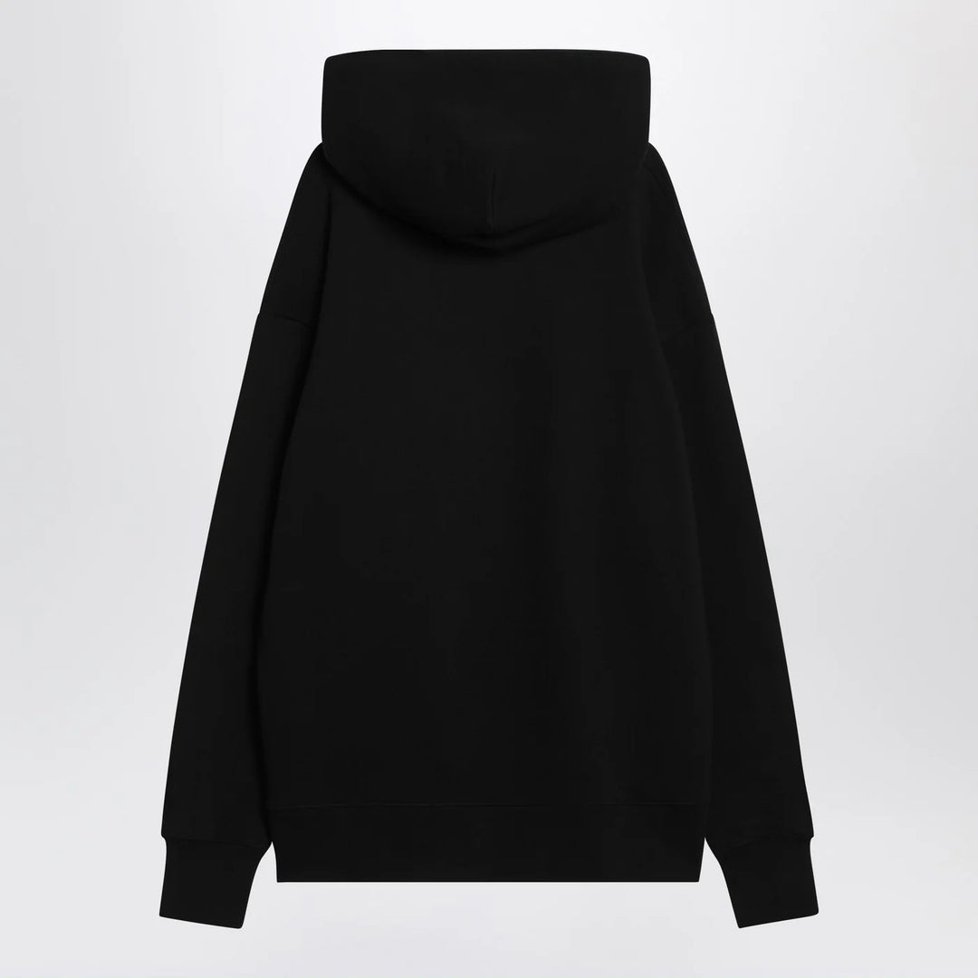 Valentino - Black sweatshirt with Le Chat de la Maison patch