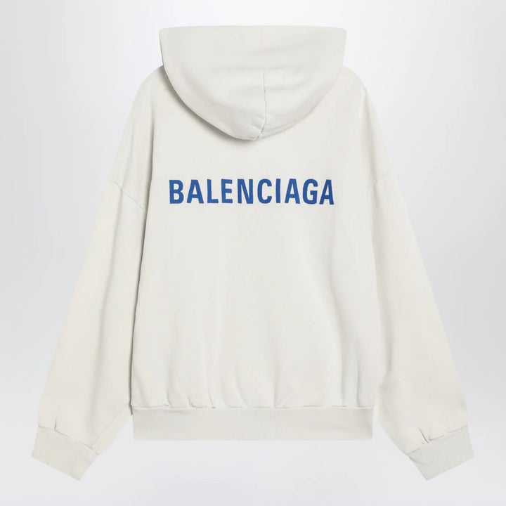 Balenciaga - White Balenciaga Back sweatshirt Regular Fit