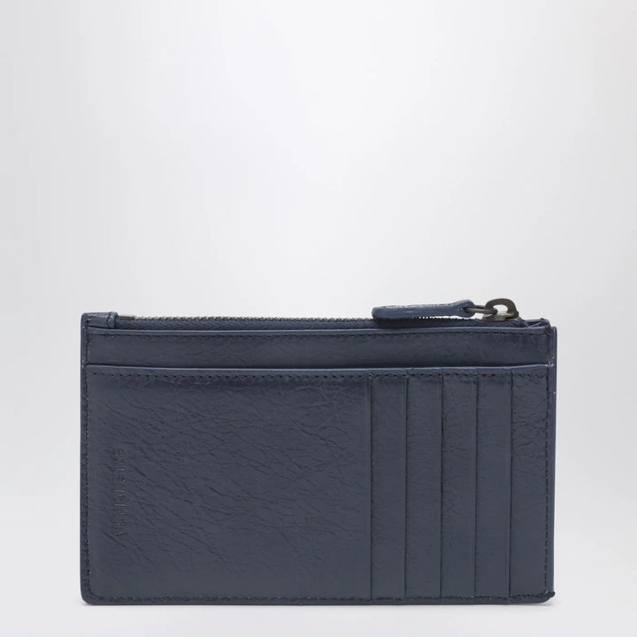 Balenciaga - Le City long blue card holder and coin purse