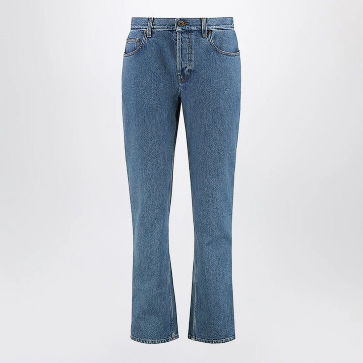 Burberry - Straight jeans in Mid blue denim