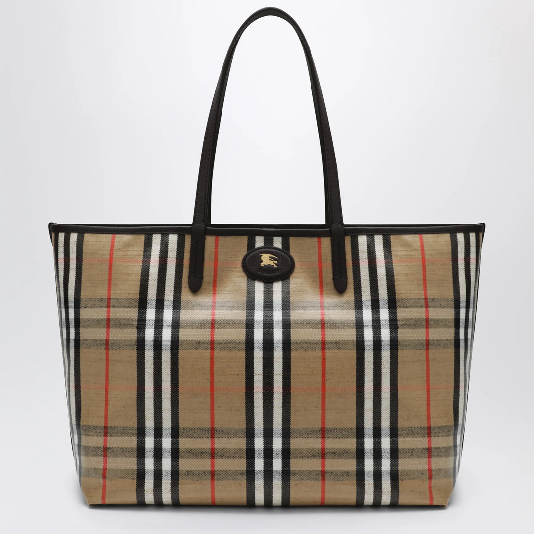 Burberry - Medium Highlands Tote bag in Check pattern