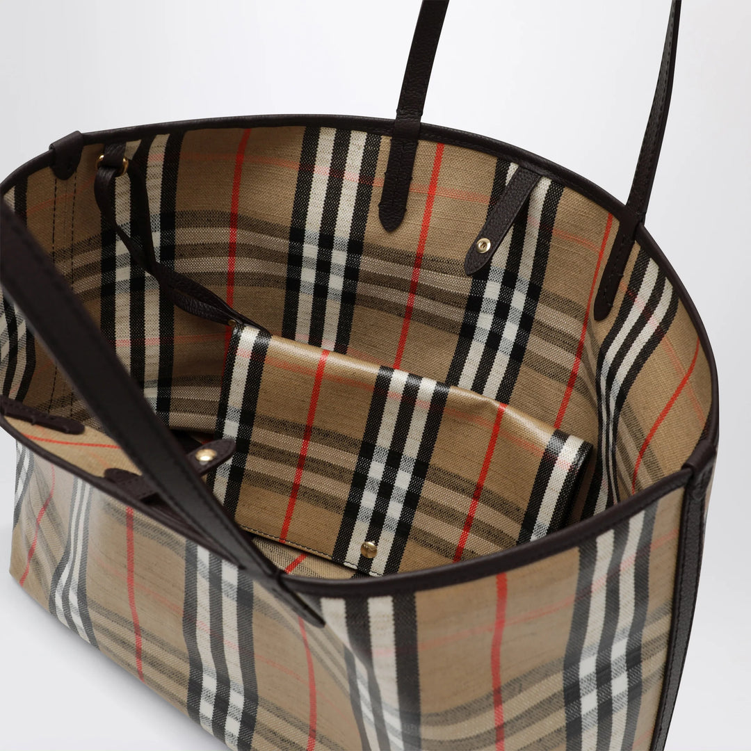 Burberry - Medium Highlands Tote bag in Check pattern