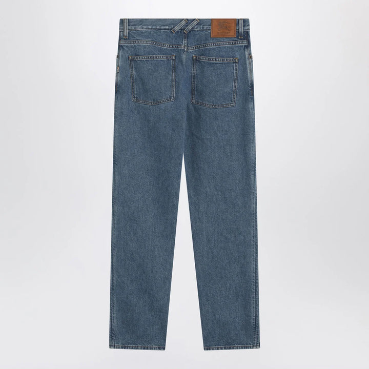 Burberry - Medium-blue regular-fit jeans