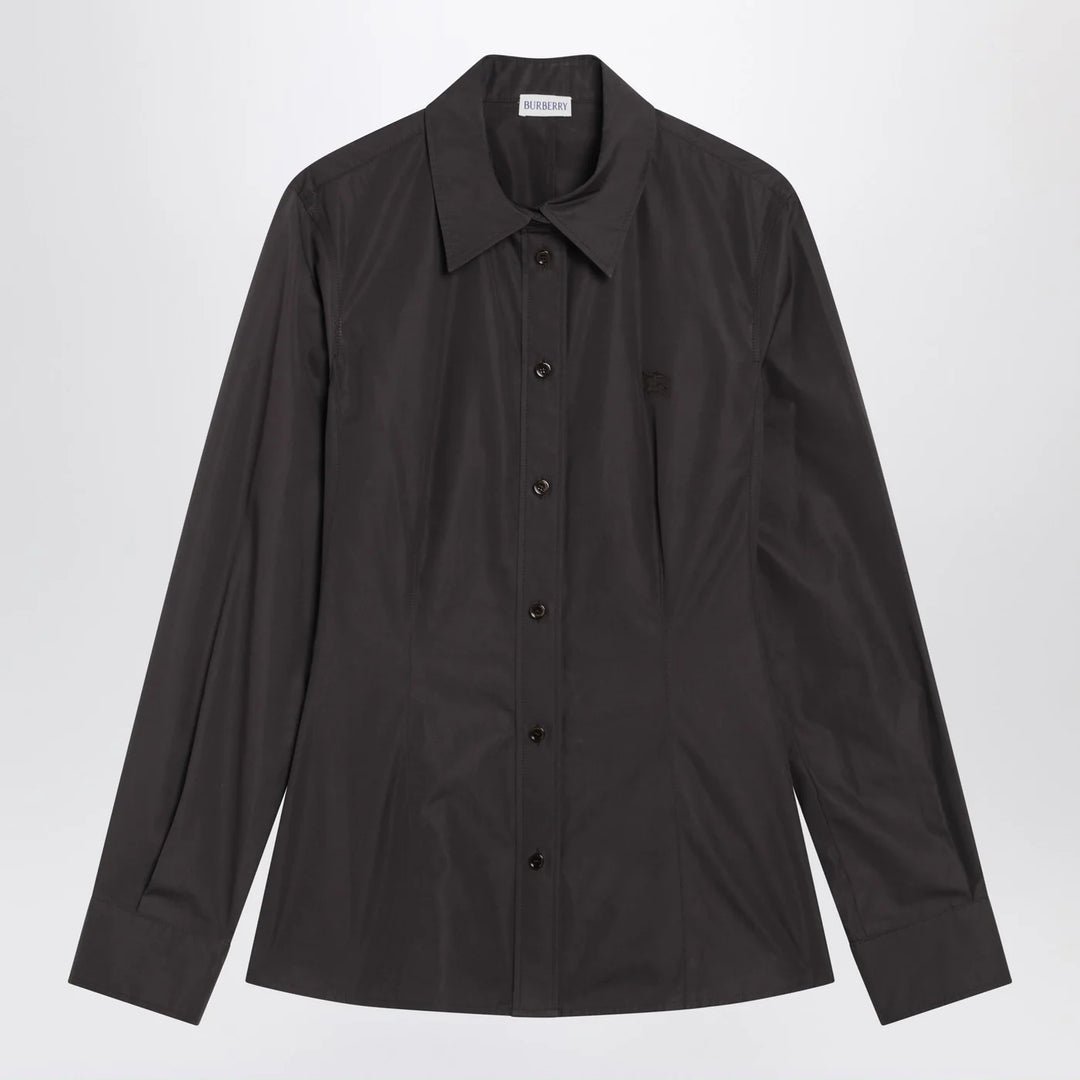 Burberry - Brown cotton shirt