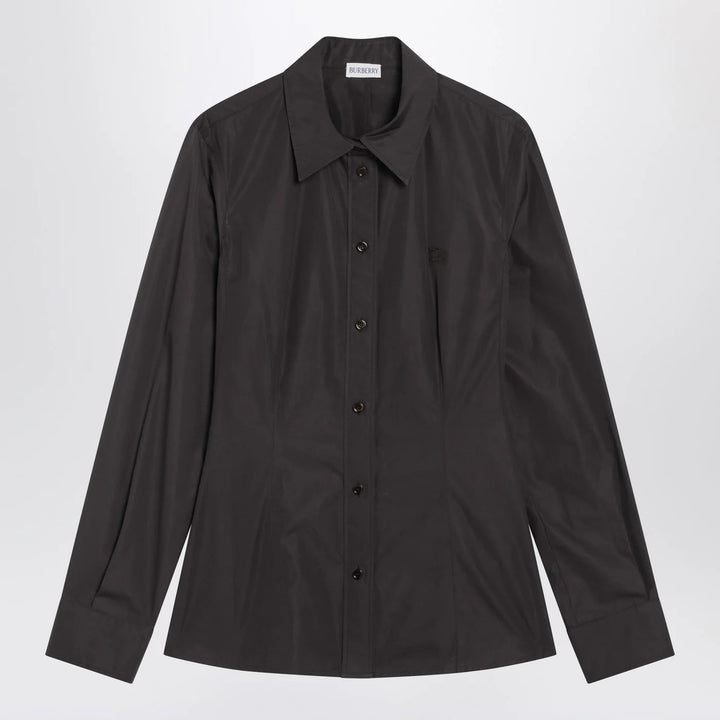 Burberry - Brown cotton shirt