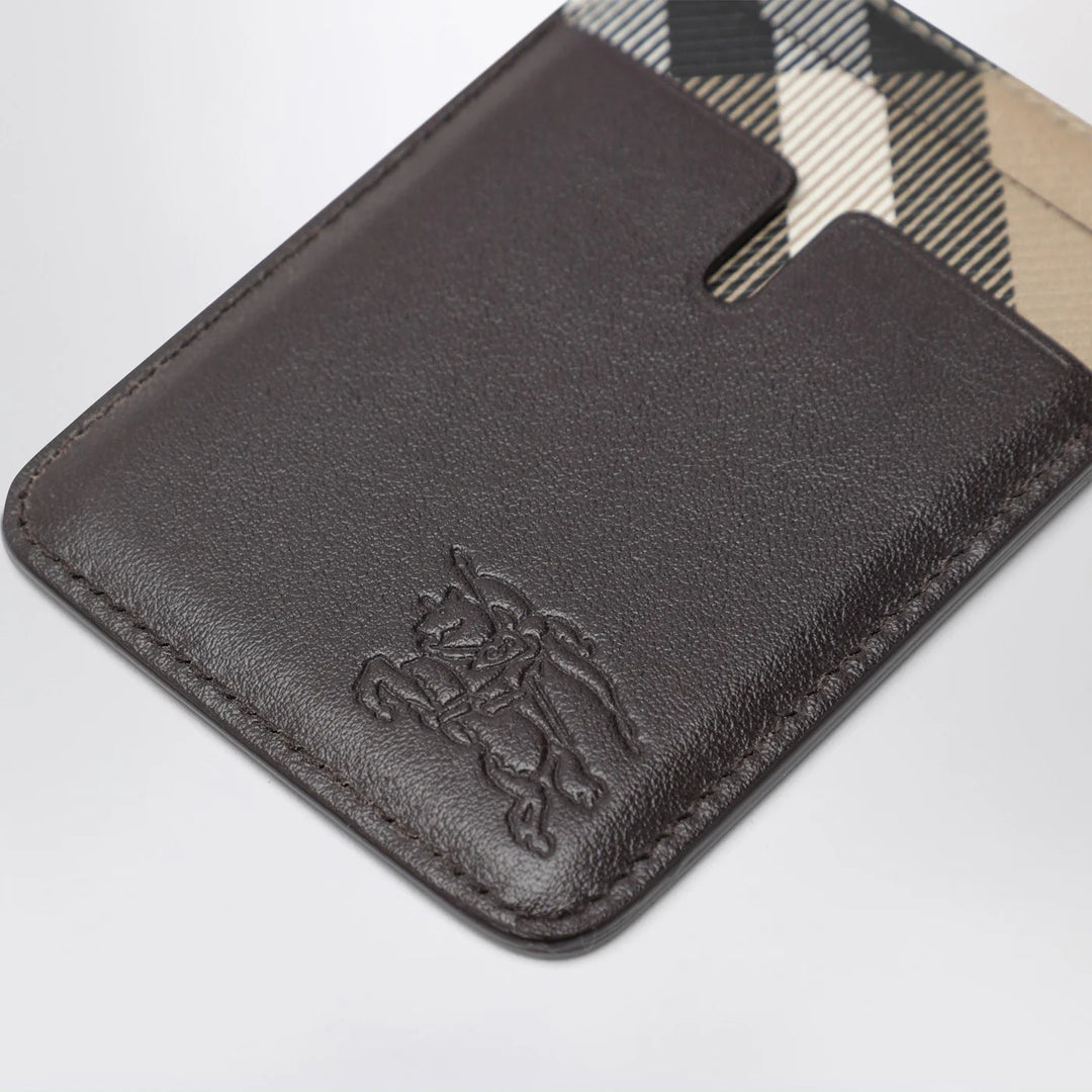 Burberry - Pop Magnetic Card Holder with Check Pattern