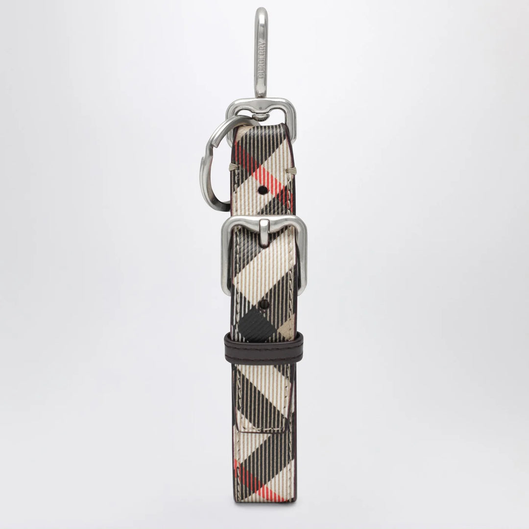 Burberry - Beige Check keychain
