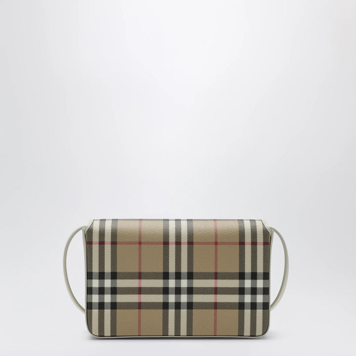 Burberry - White Hampshire bag with Check pattern