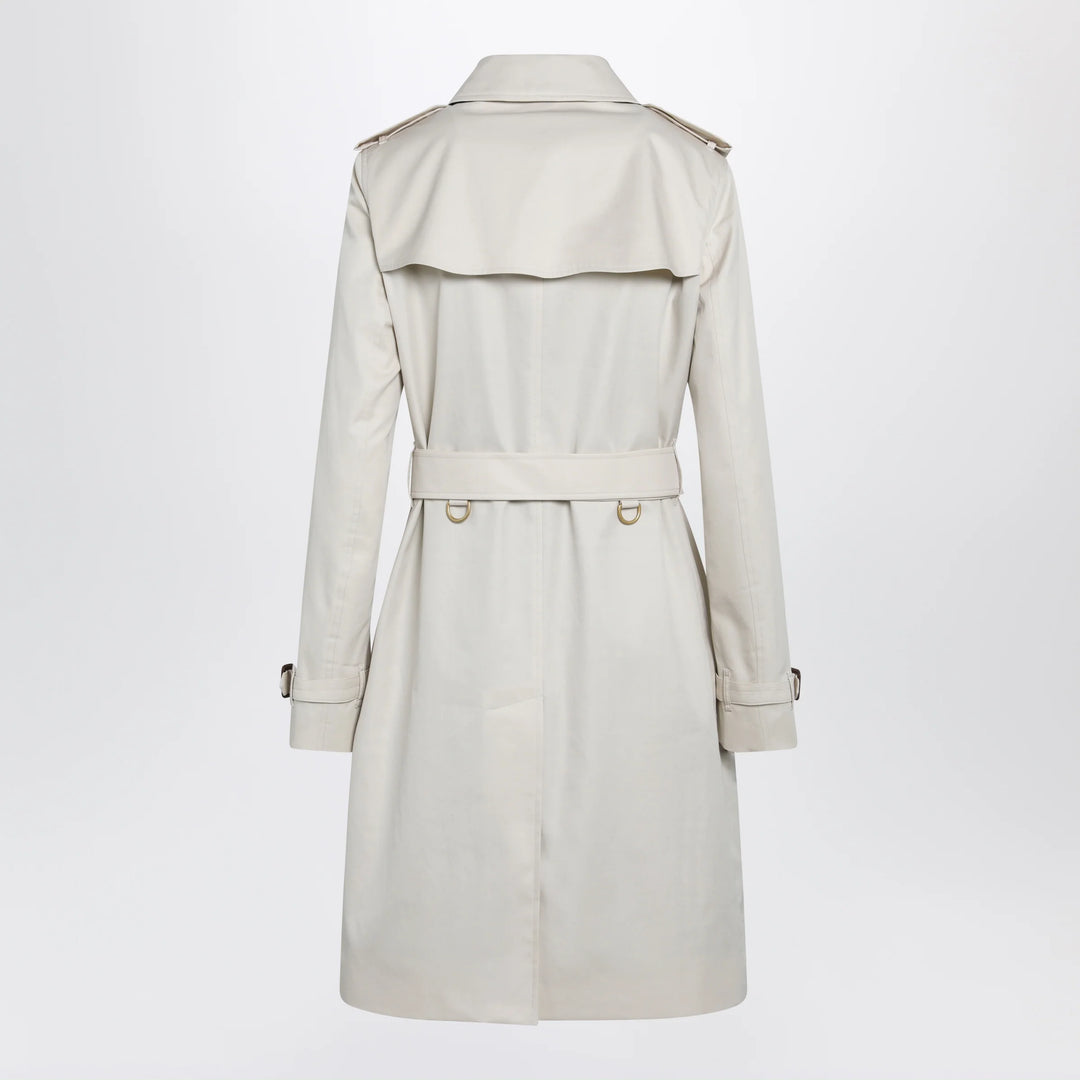 Burberry - Kensington mid-length tropical gabardine trench coat, beige