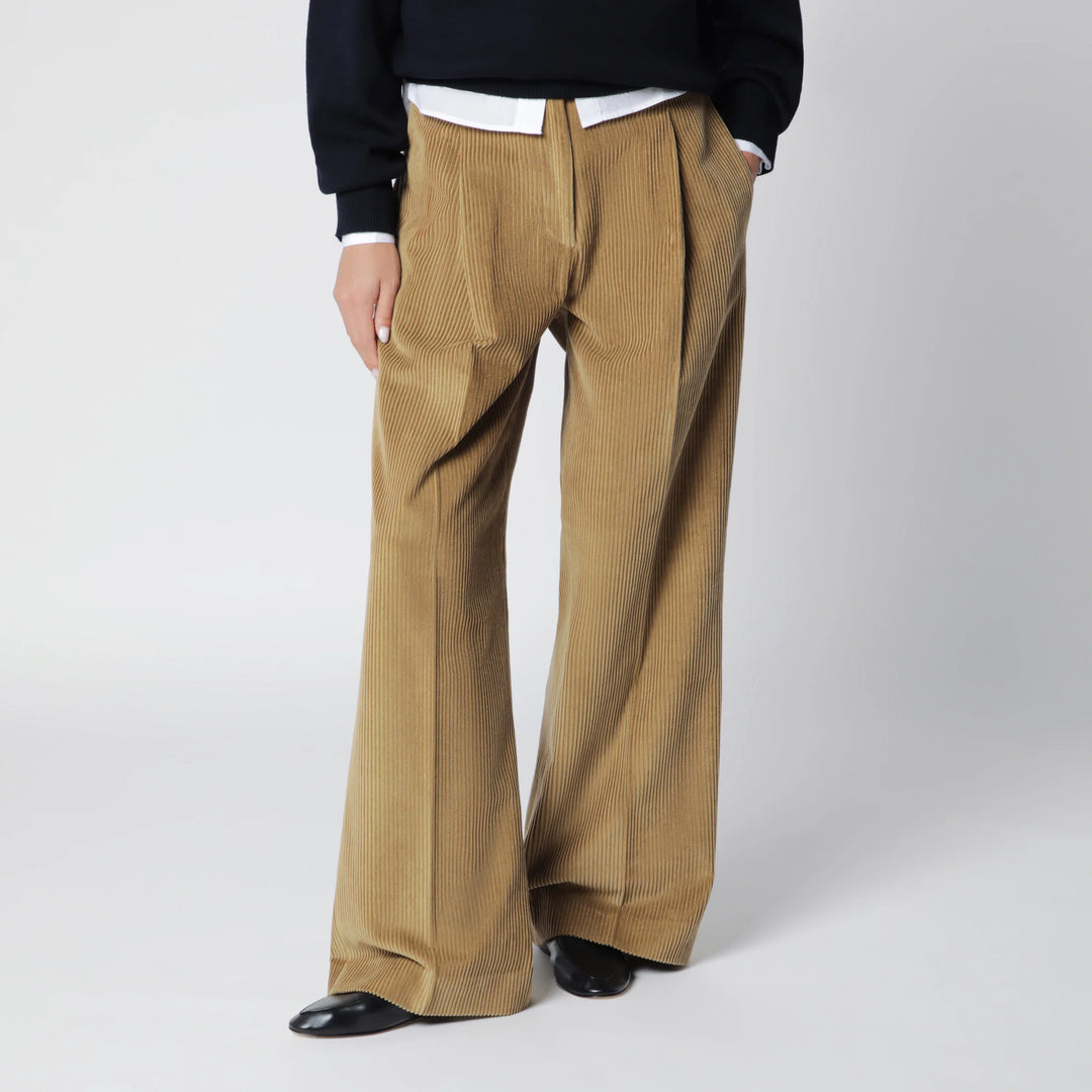Róhe - Beige Ted Corduroy Trousers