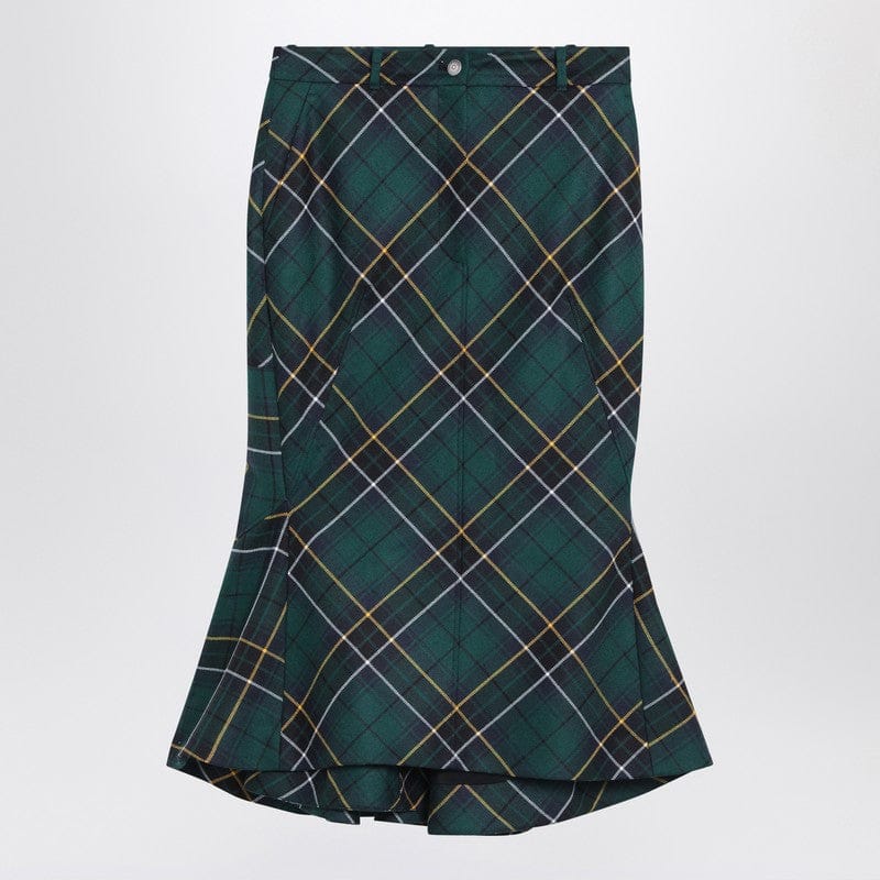 Skirts Alexander McQueen - Flared skirt in wool tartan - 40 IT Brand