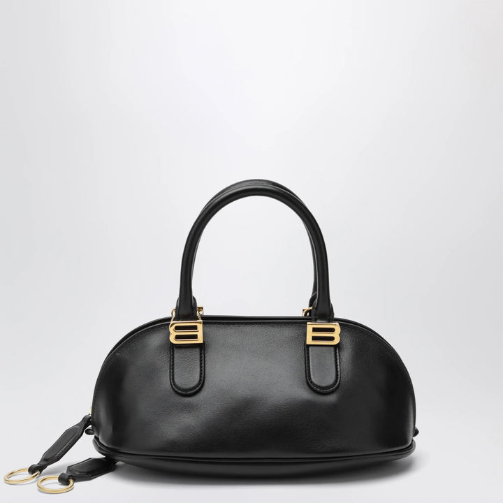 Balenciaga - Bolero Mini bowling bag in black leather