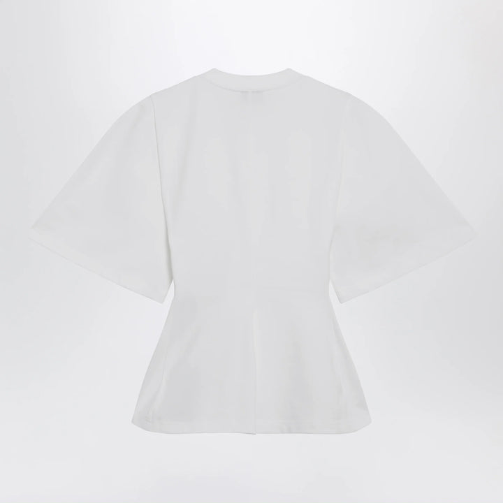 Balenciaga - Shaped T-shirt in heavy cotton jersey in white