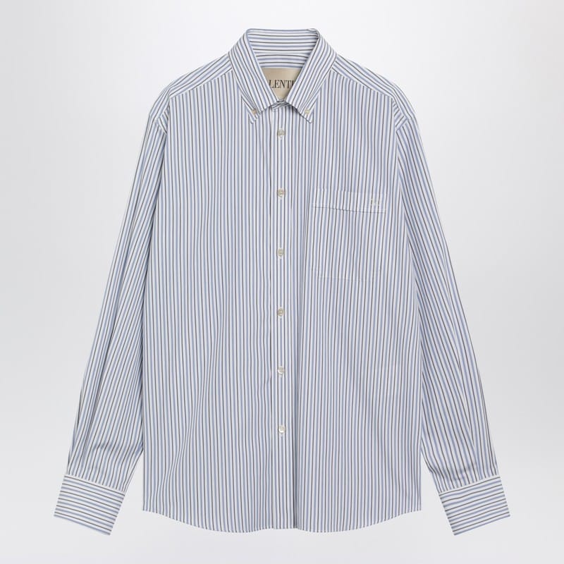 Shirts & Tops Valentino - Ivory shirt with light blue and blue stripes - 40 CM Brand