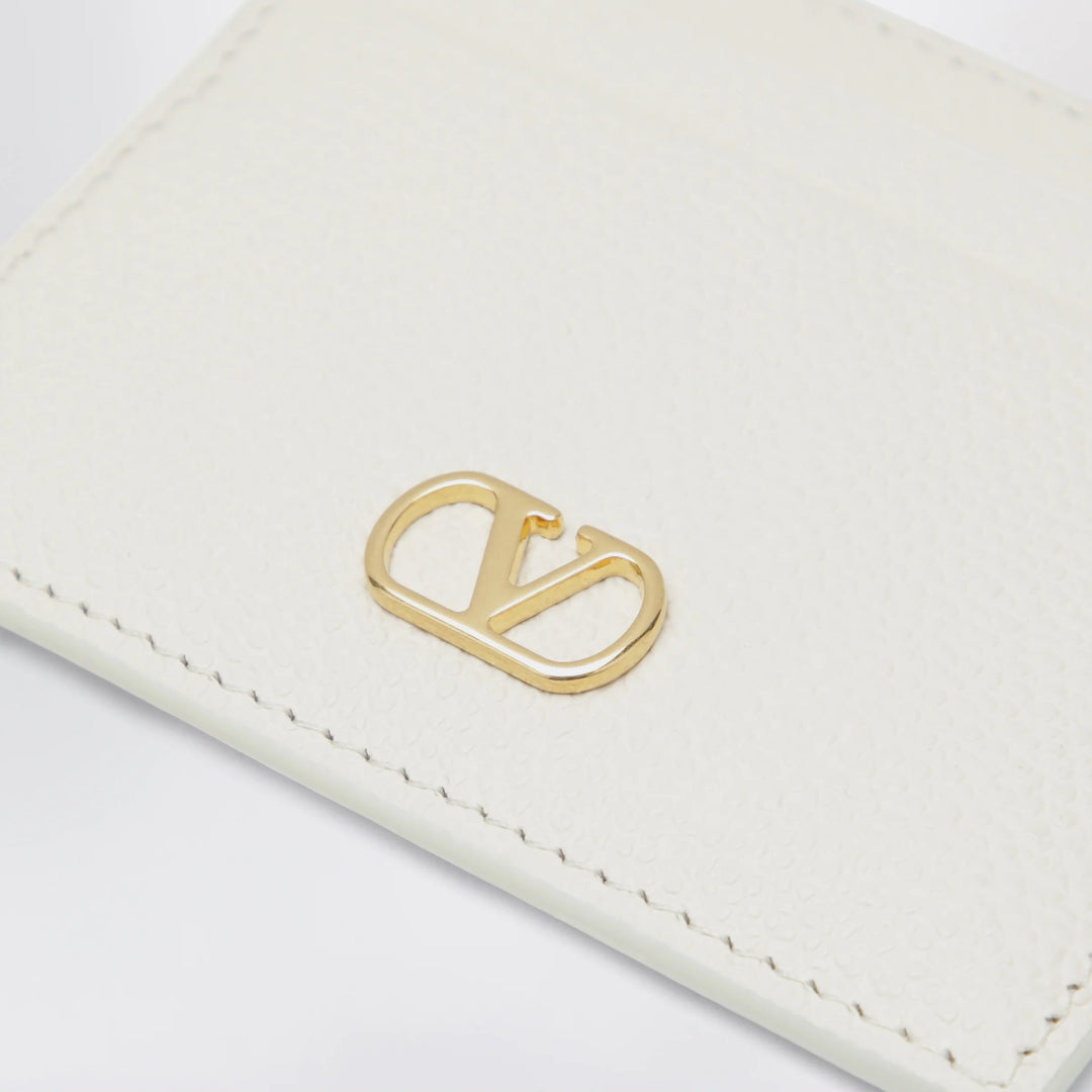 Valentino Garavani - Vlogo Signature ivory cardholder