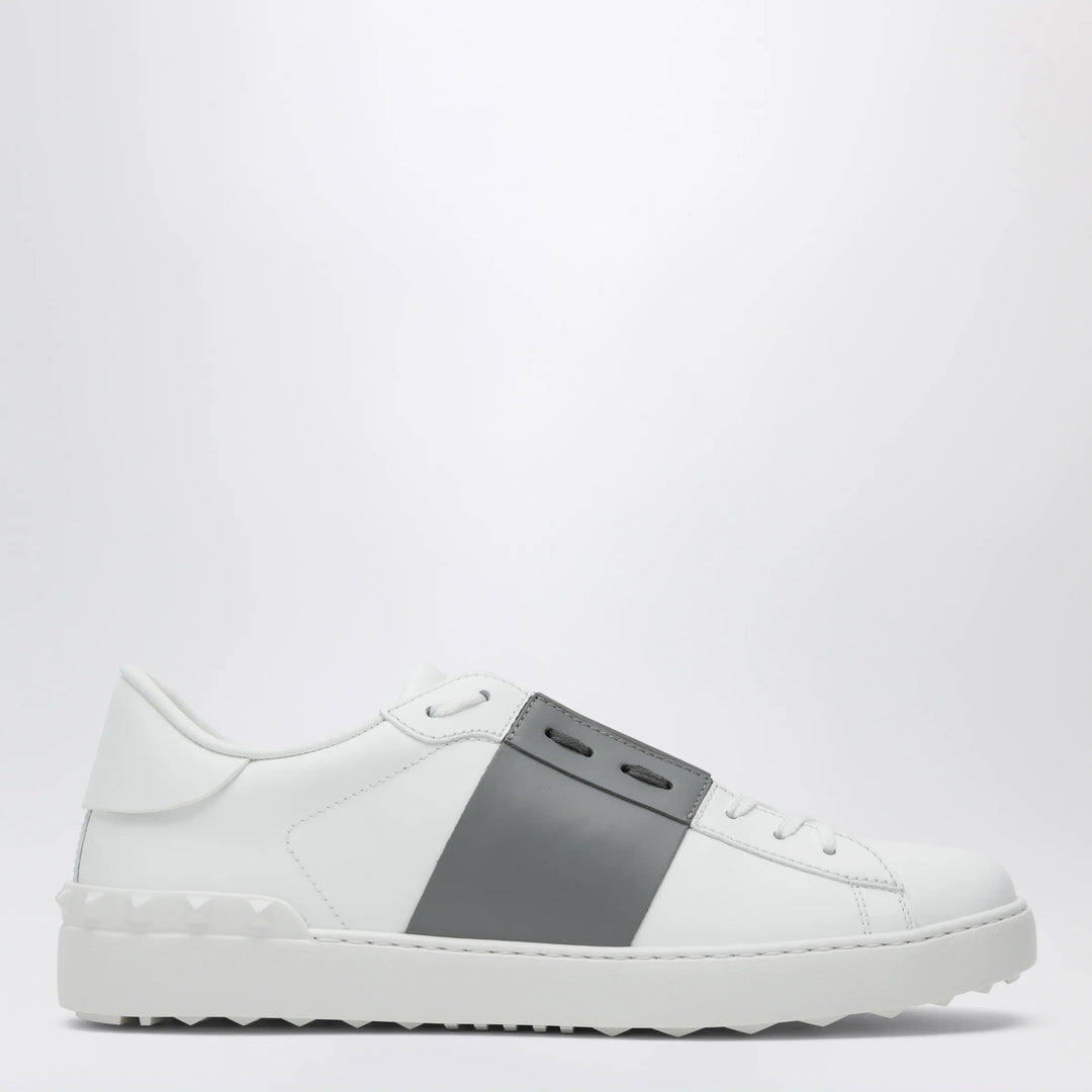 Valentino Garavani - White/Dark Steel Open Sneakers