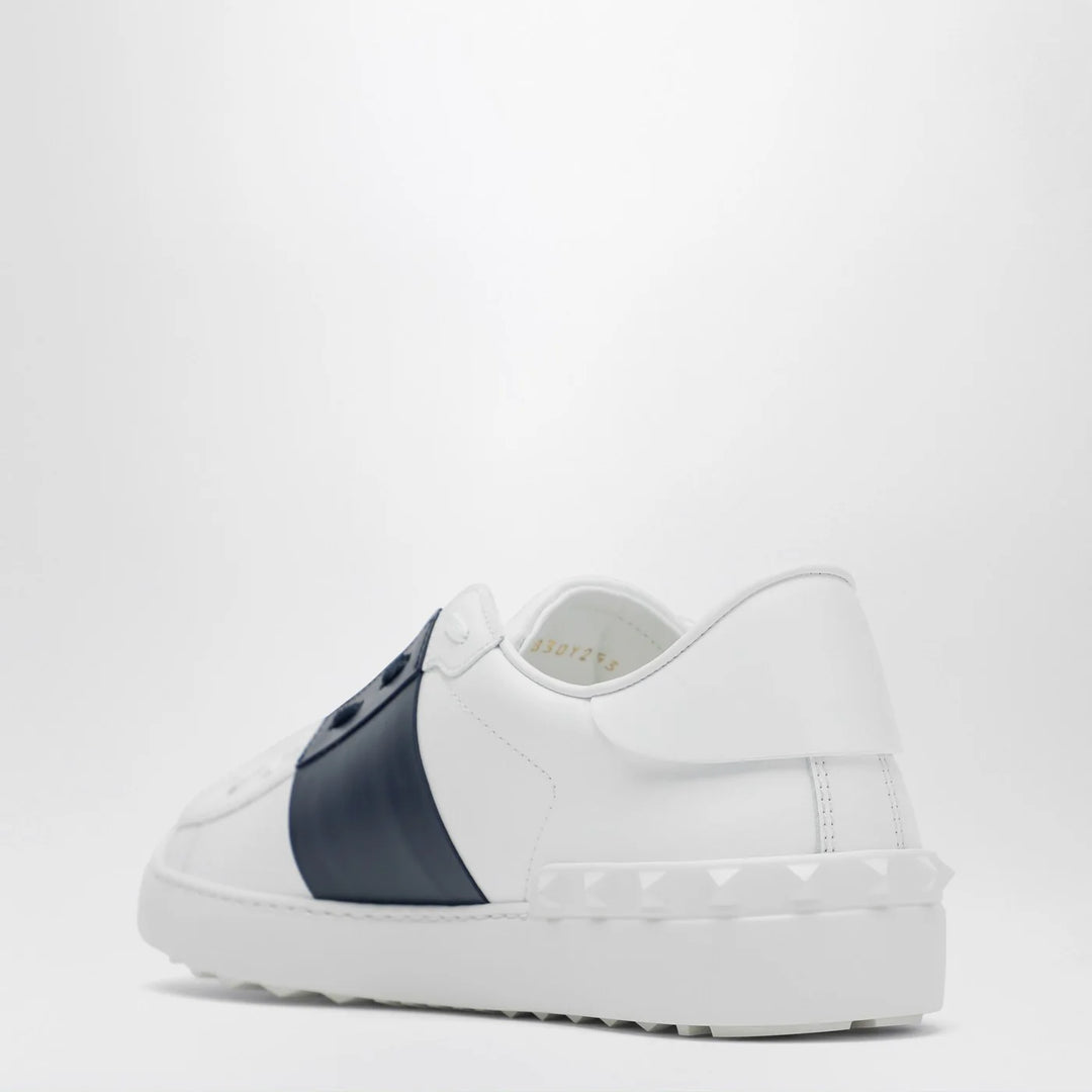 Valentino Garavani - White/Dark blue Open Sneakers